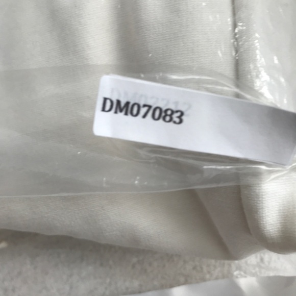 MASON WOMENS WHITE SHEATH DRESS OFF SHOULDER JERSEY MIDI NYE PARTY LARGE - Picture 9 of 9